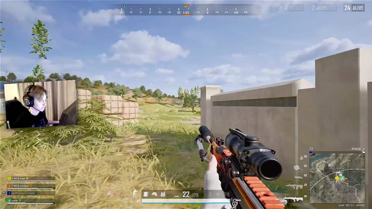 XMPL melts squad using QBU in PUBG Tactics Ranked 