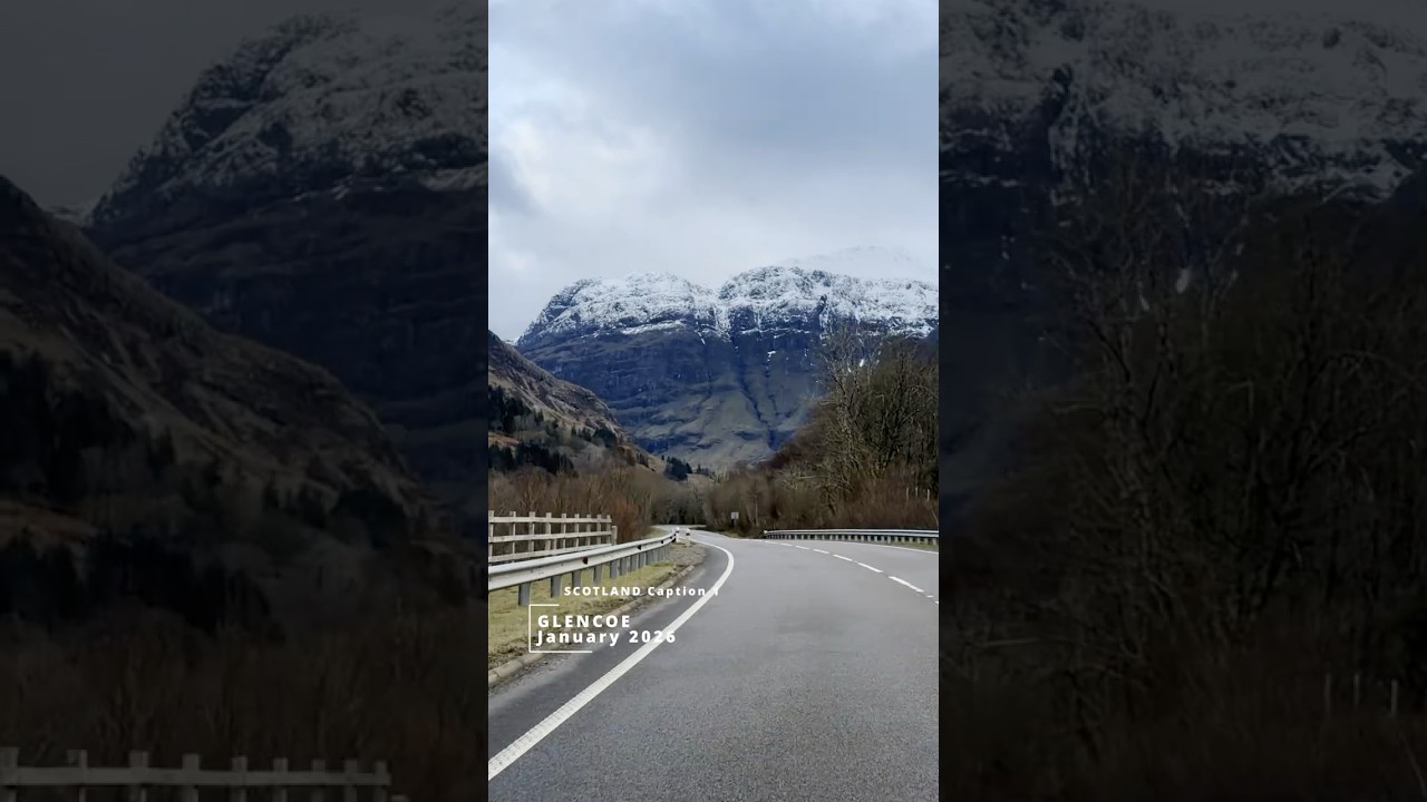 Entering the gates of the Highlands. 🏔️🚗 