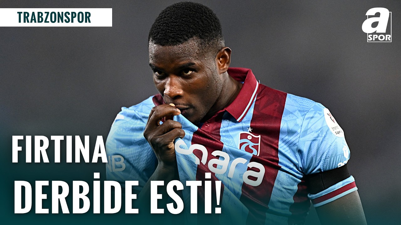 Fırtına Karadeniz Derbisinde Esti! Trabzonspor Onuachu'nun Golüyle 3 Puanı Aldı!