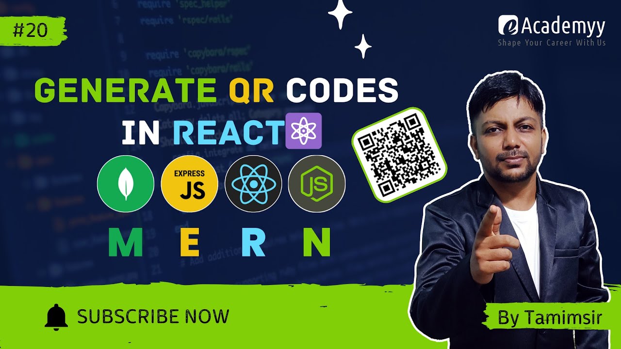 Generate QR Codes in React | QR Code Generator in MERN (2025) 🚀