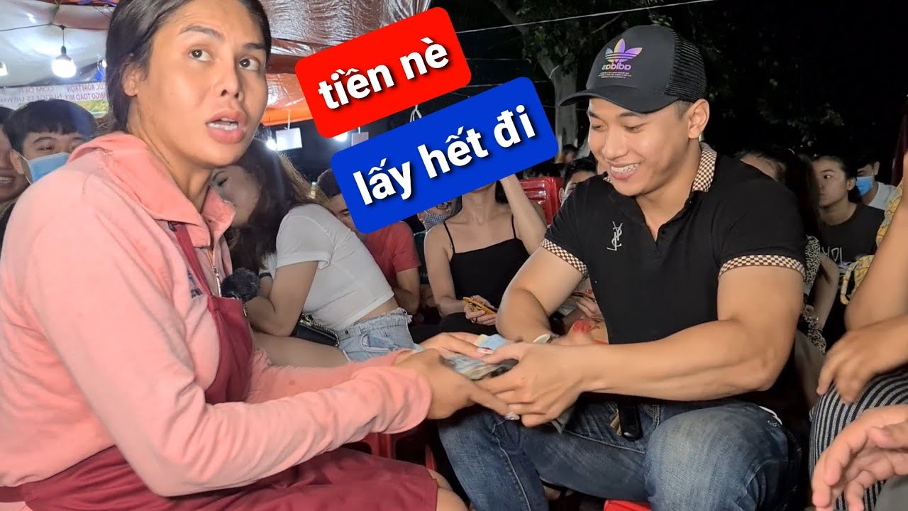 DIVA C&aacute;t Thy trao hết tiền cho Trai đẹp | B&aacute;nh tr&aacute;ng trộn C&aacute;t Thy