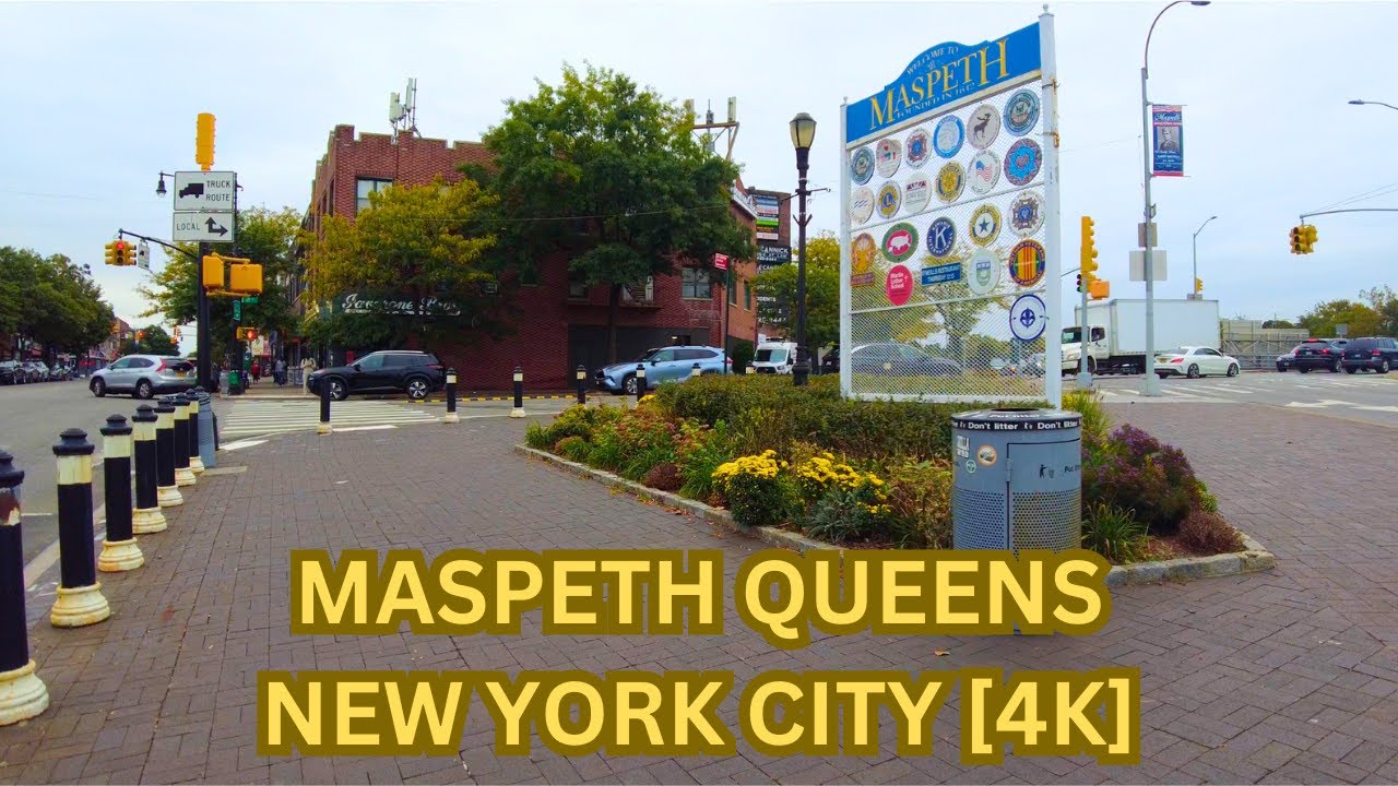 Life in Maspeth, Queens. October 2024 New York City Walking Tour 4K