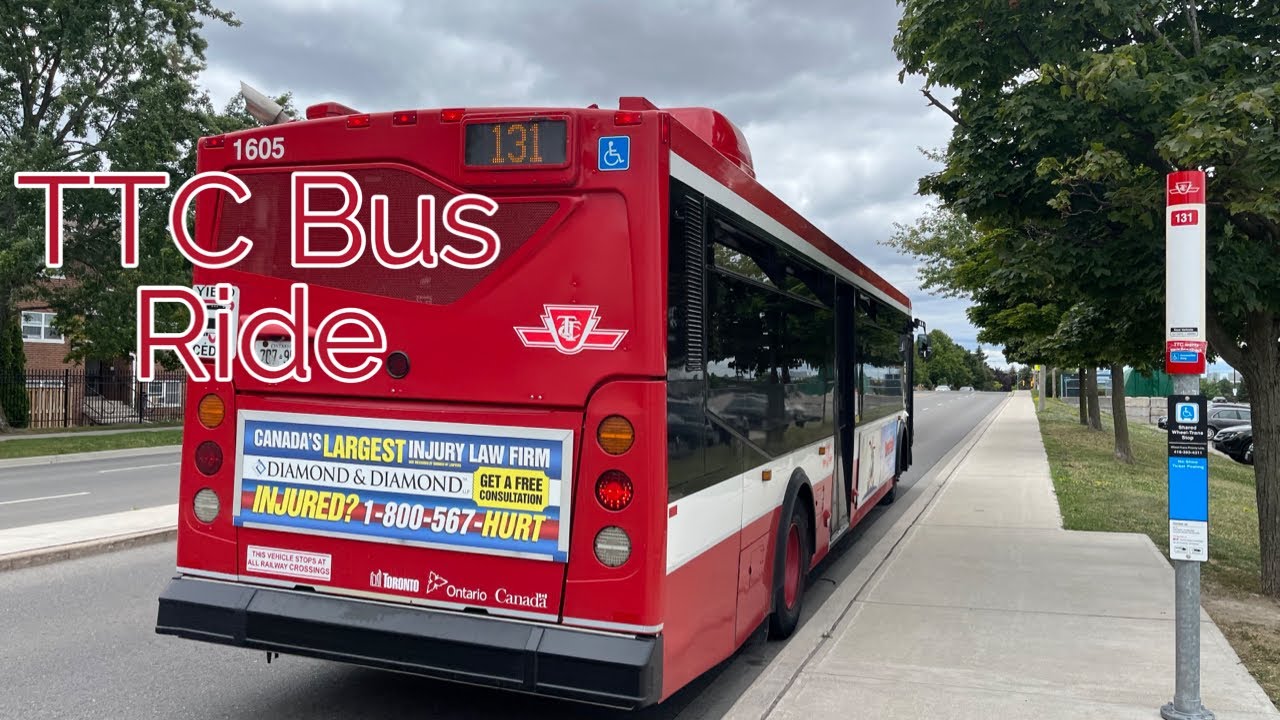 Toronto TTC 131 Nugget Bus Ride - Full Route 8/9/2022