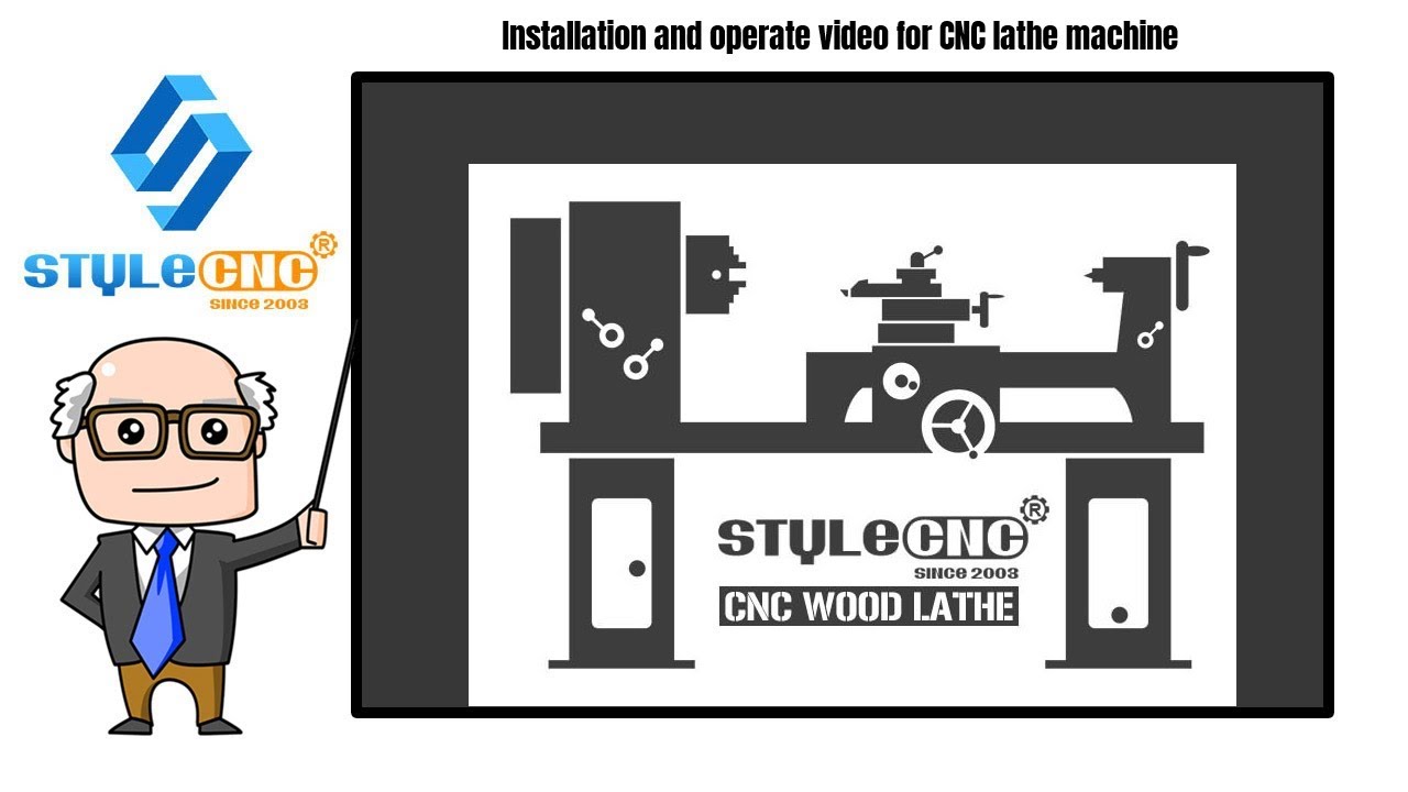 Installation and operate video for CNC lathe machine with DSP controller