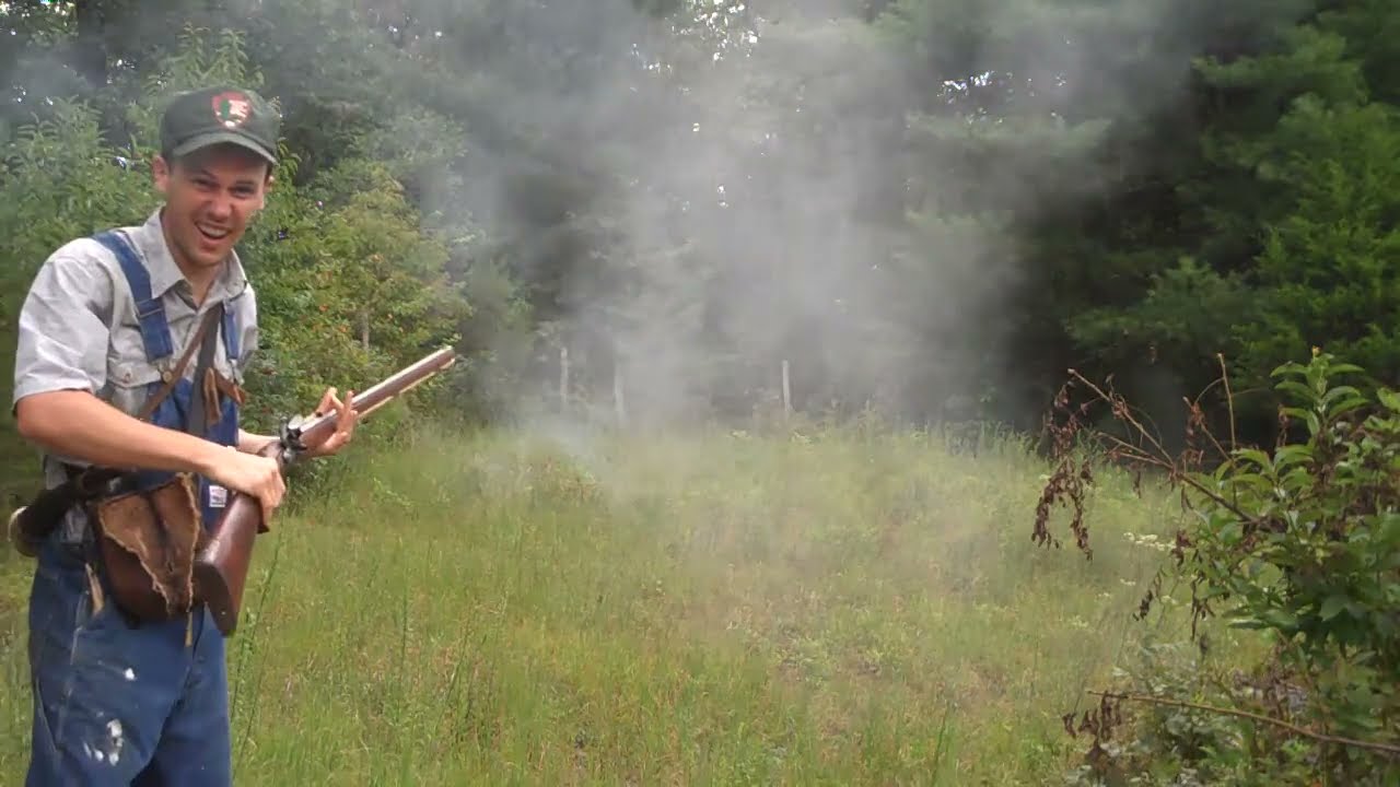Clifton Hicks - Shooting Traditional Flintlock Rifle