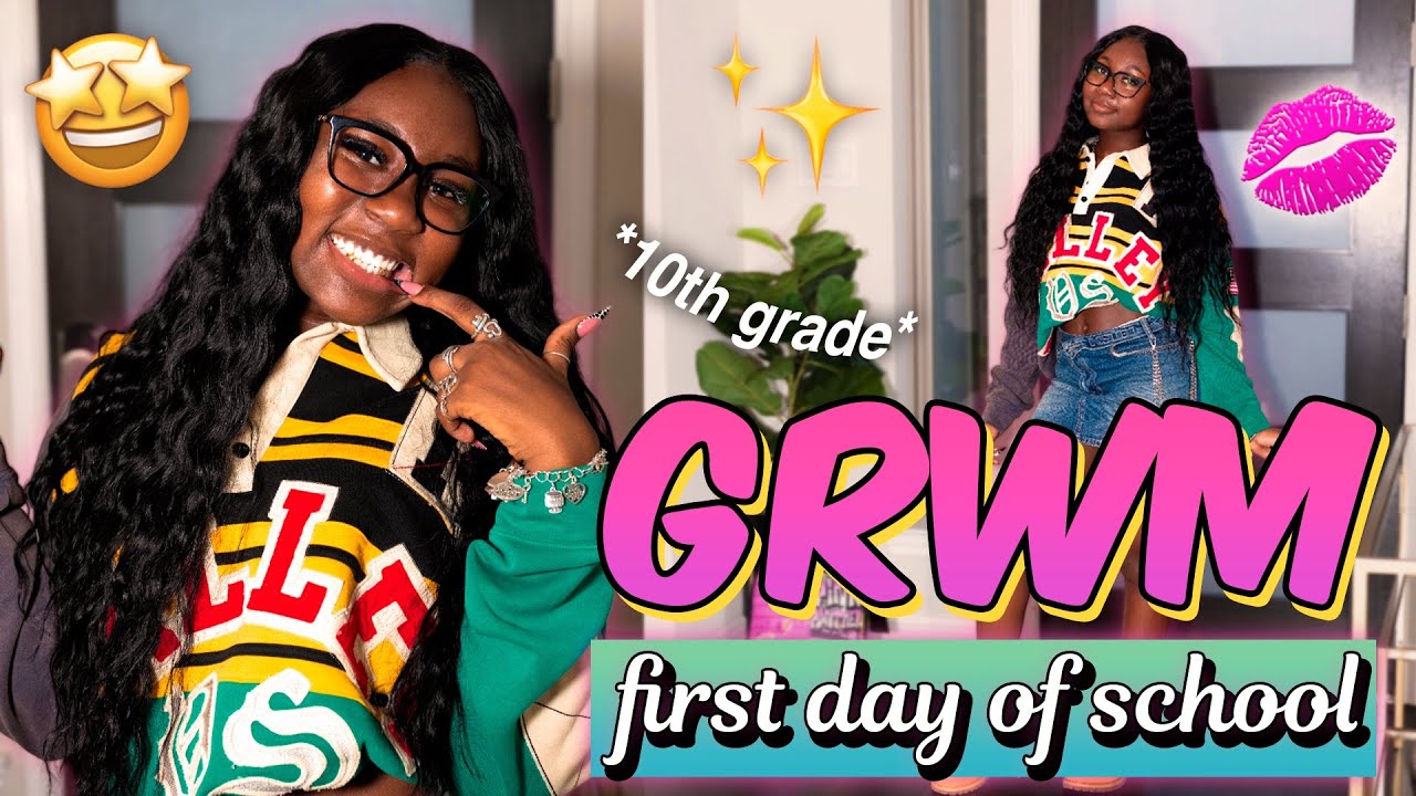 GRWM FOR MY FIRST DAY AS A SOPHOMORE IN HIGH SCHOOL