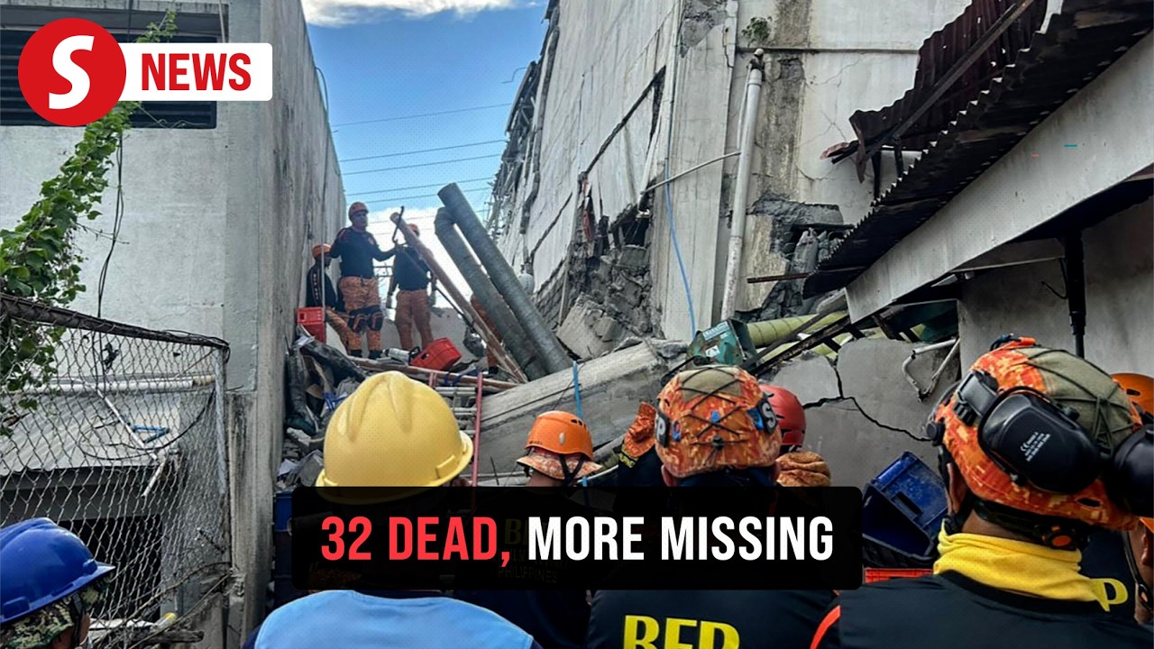 Buildings in ruins after magnitude 7.8 in southern Philippines kills at least 32