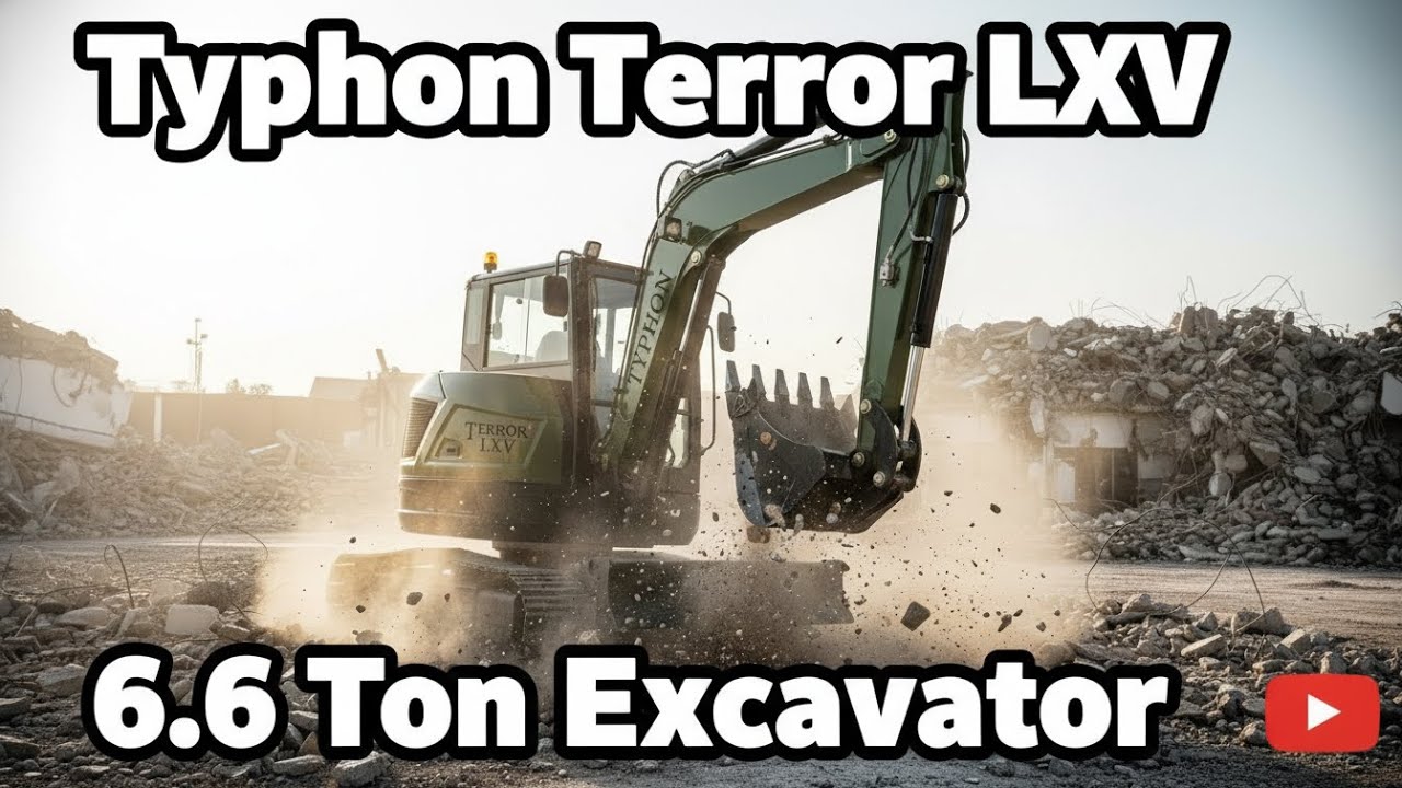 TYPHON TERROR LXV 6.6-Ton Mini Excavator
