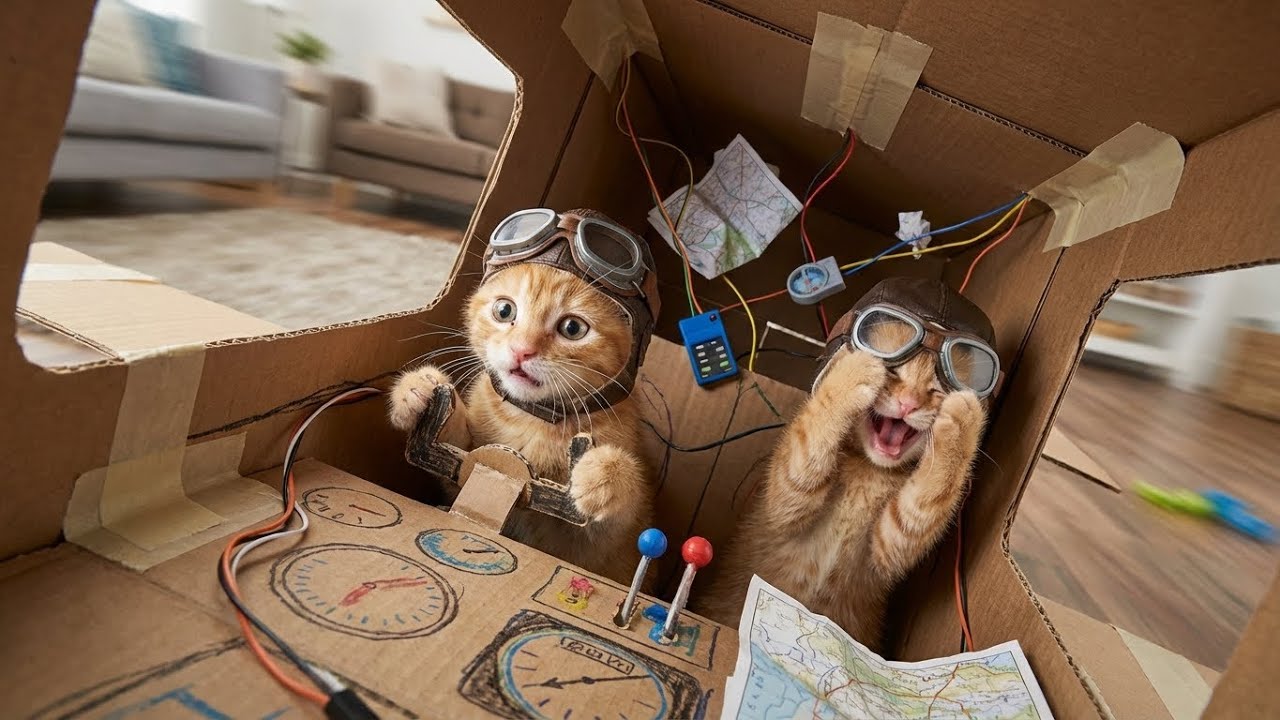 Cats and kittens 🧭🐈 calmly navigating moments that never settle