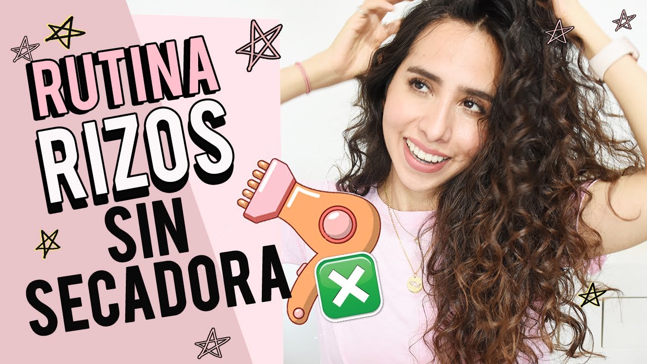 CÓMO PEINAR TUS RIZOS SIN SECADORA O DIFUSOR 🙅🏻‍♀️ attalia dasbel