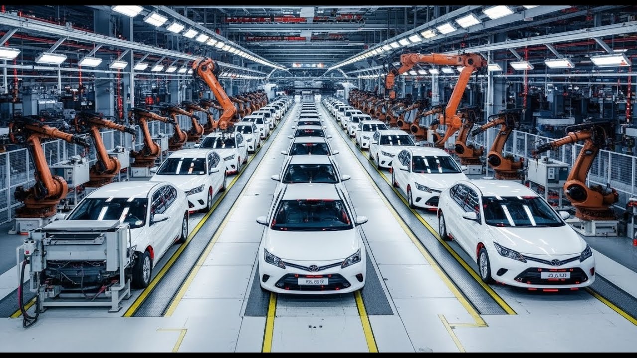 Inside Toyota Factory: Building Thousands of Cars Daily | Full Manufacturing Process 🚗🤖🏭