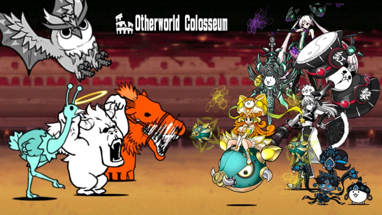 Female Units Vs Otherworld Colosseum: Dirt Cheap Rule (The Battle Cats)