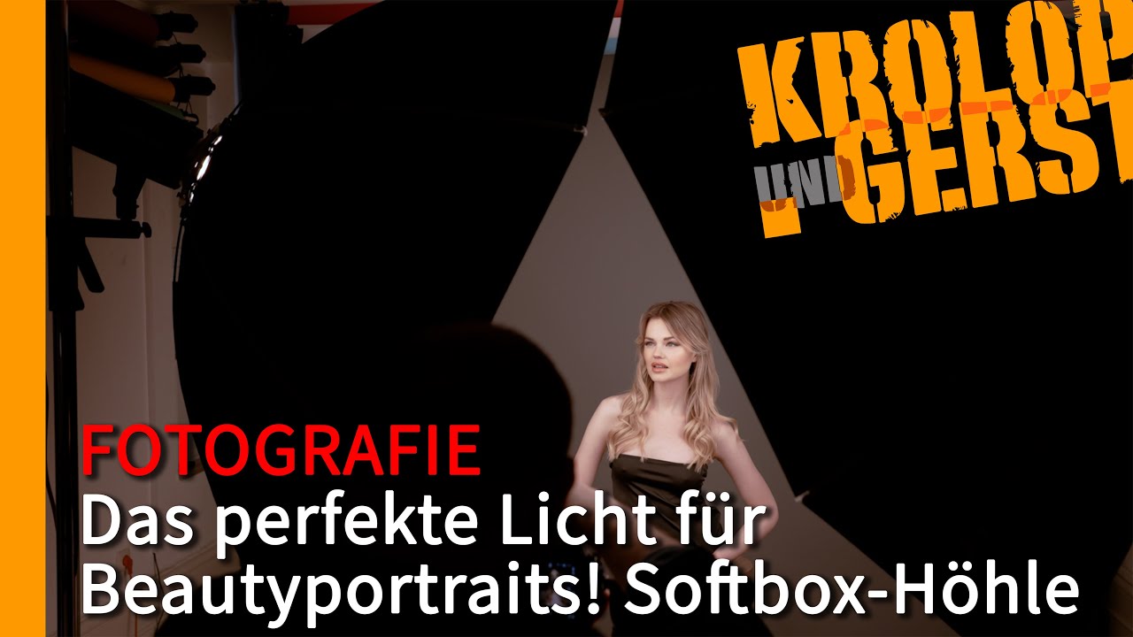 Das perfekte Licht für Beautyportraits! Softbox-Höhle 📷 Krolop&Gerst
