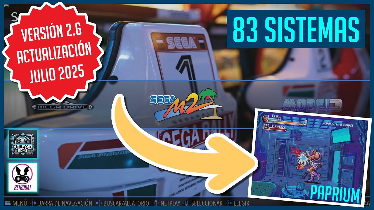 🎮 ARLEY4D ha ACTUALIZADO su SISTEMA de EMULACION INFINITA V2.6 JULIO 2025