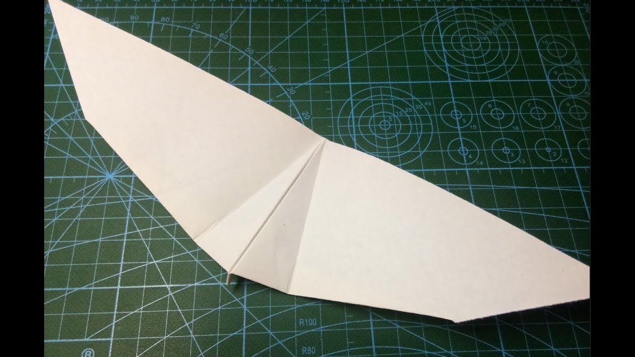 冲浪纸飞机，燕蝠！试飞视频+教程