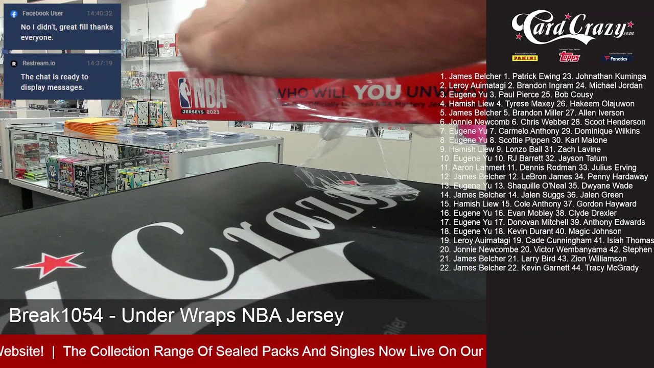 Break1054 - Under Wraps NBA Jersey