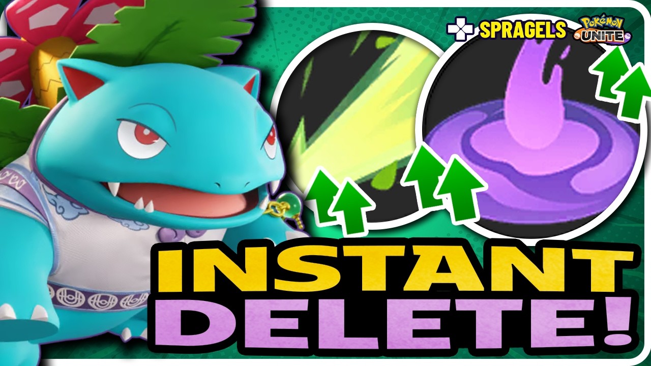 Бимазавр &mdash; самый имбалансный атакующий покемон? | Геймплей Pokemon Unite