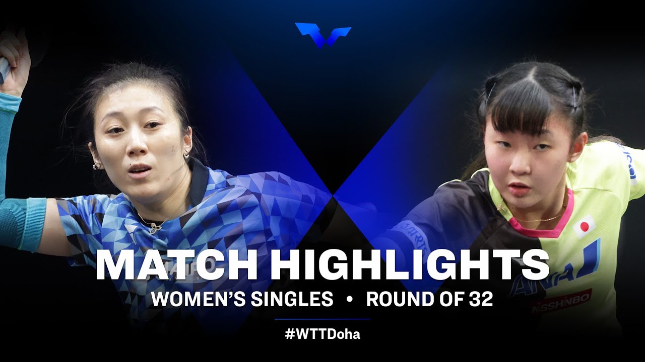 Miwa Harimoto vs Han Ying | WS | WTT Star Contender Doha 2022 (R32)