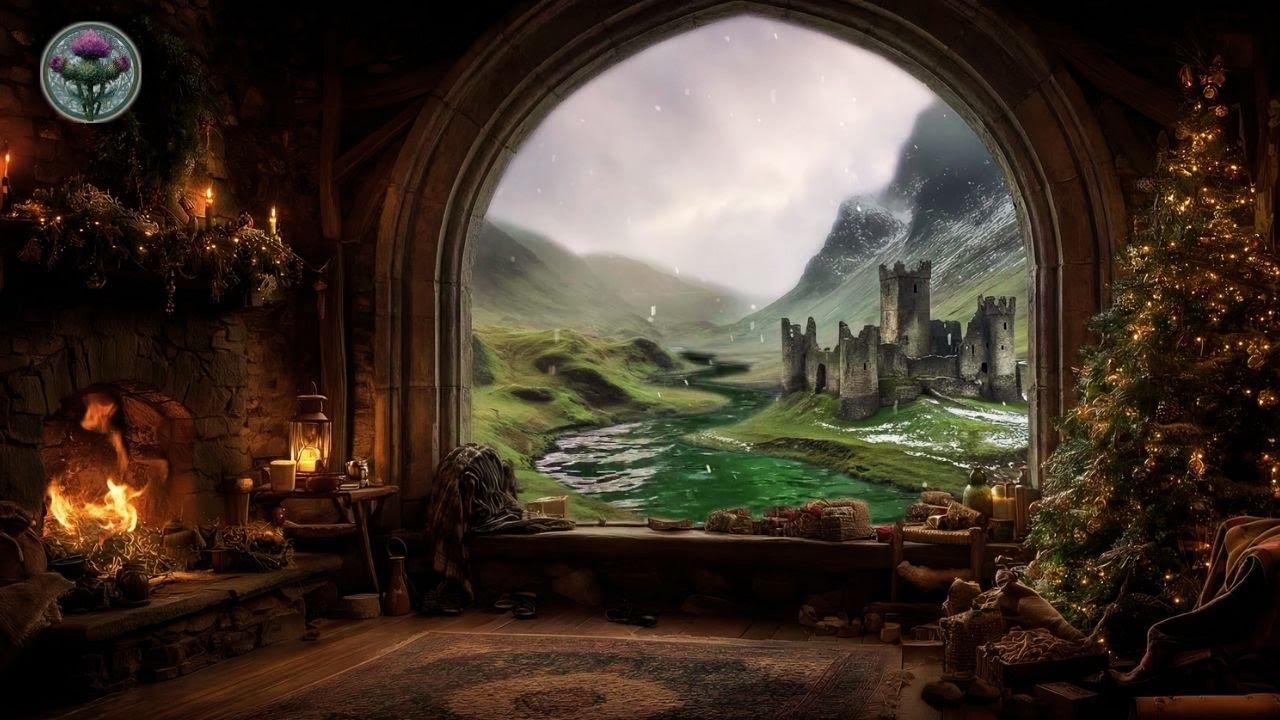 Christmas Enchantment | Relaxing Celtic Medieval Ambience (4 Hours)