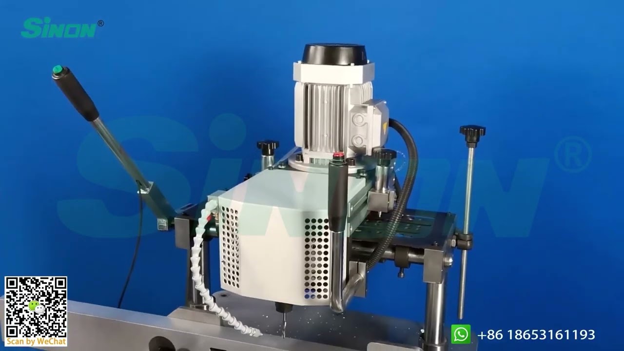 Sinon New type single head copy routing machine for aluminum upvc windows and doors China factory