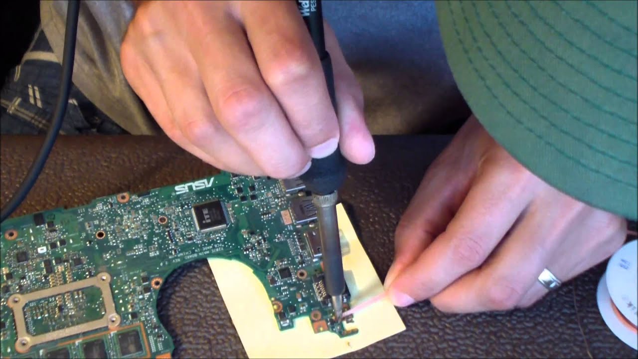 Asus Q200E X202E Soldering Guide for DC Jack Repair