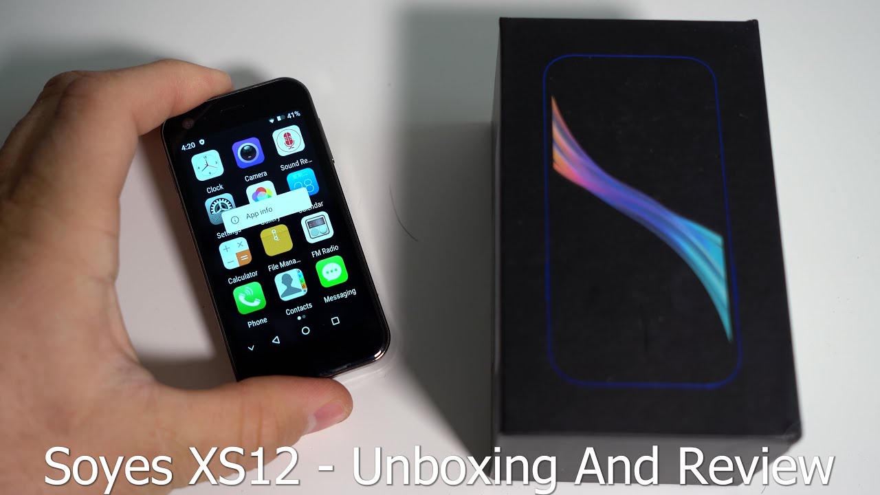 Soyes XS12 - A New Mini Smartphone For $90 - Unboxing And Review