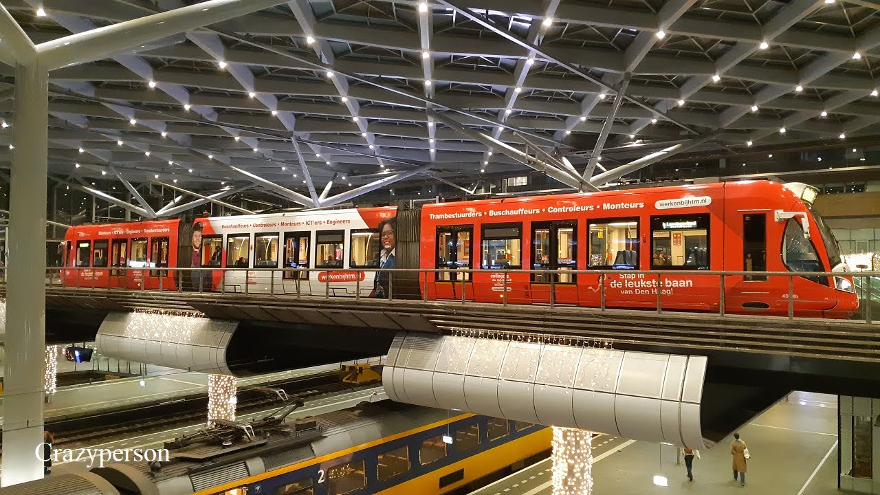 Trams en Bussen Den Haag Centraal 26 November 2022