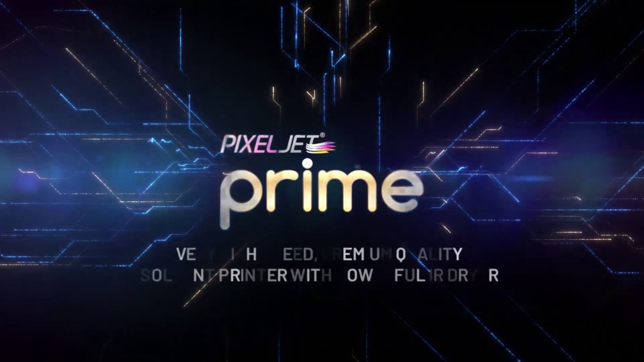 Pixeljet&reg; Prime High Speed Digital Solvent Printer with Konica Minolta 512i Printhead