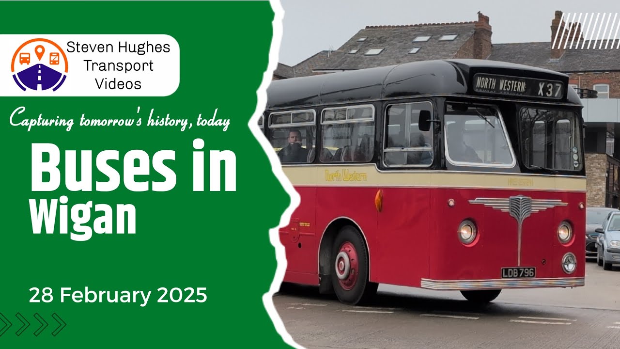 Buses in Wigan 28 February 2025