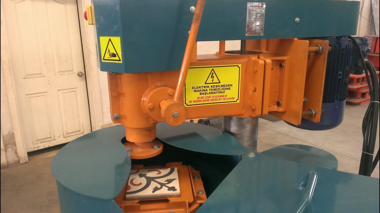 Encaustic Hand made Cement Tiles Polishing Machine // desenli karo çini polisaj silme makinası