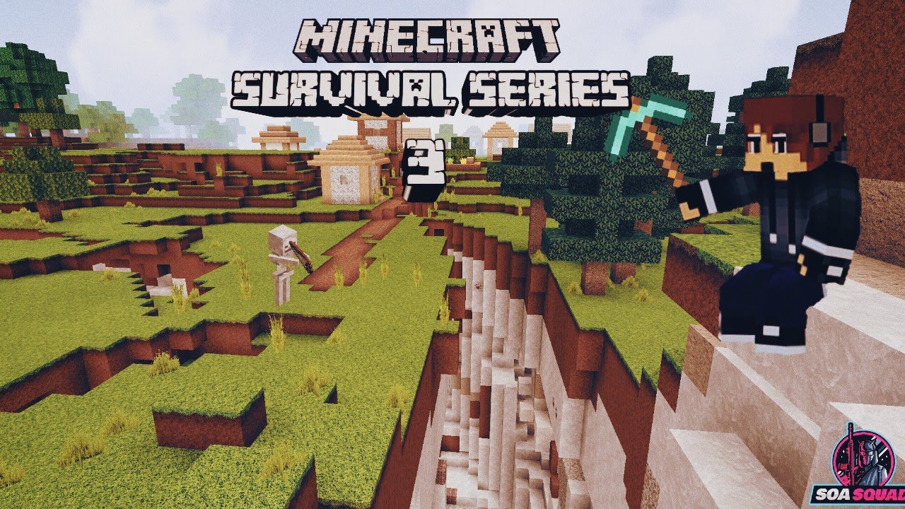 TRY TO FIND DIAMOND....𝗦𝗨𝗥𝗩𝗜𝗩𝗔𝗟 𝗦𝗘𝗥𝗜𝗘𝗦 EP-3 | MINECRAFT 1.17 | SOA SQUAD