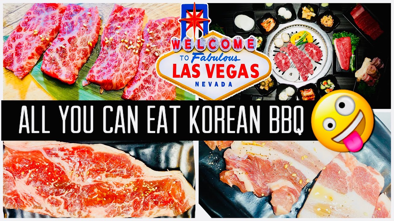 BEST All U Can EAT KOREAN BBQ KOBE Syle in VEGAS 🥩 #vegas #lasvegas #vegasbuffet