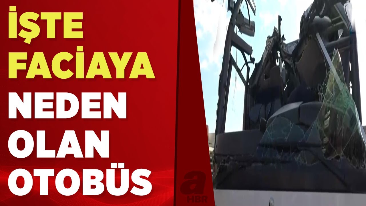 Gaziantep'teki kazada 15 kişi ölmüş, 21 kişi de yaralanmıştı! işte faciaya neden olan otobüs!