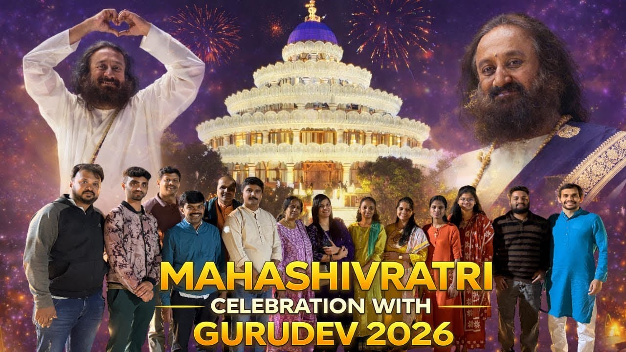 Mahashivratri Celebration at Art of Living Ashram 🔱 | Sri Sri Ravi Shankar Darshan🙏| Bangalore Vlog✨