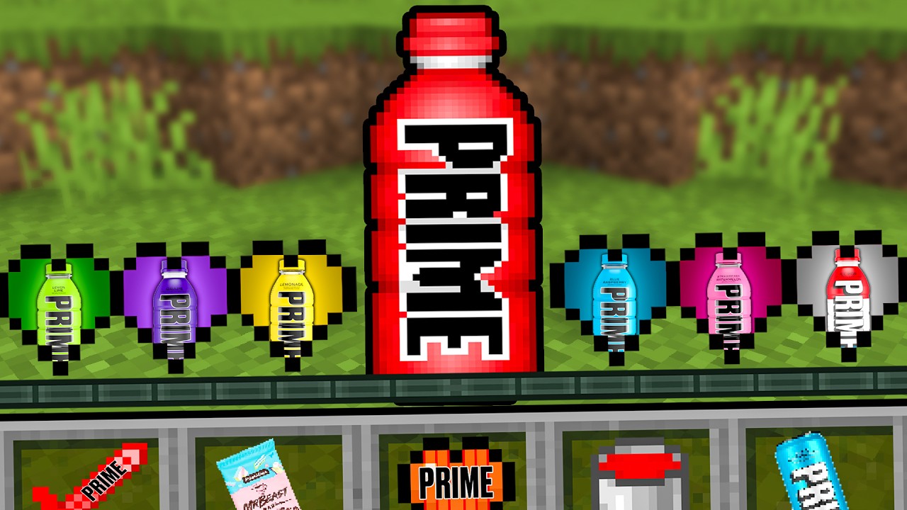 Minecraft, But there’s PRIME Hearts…