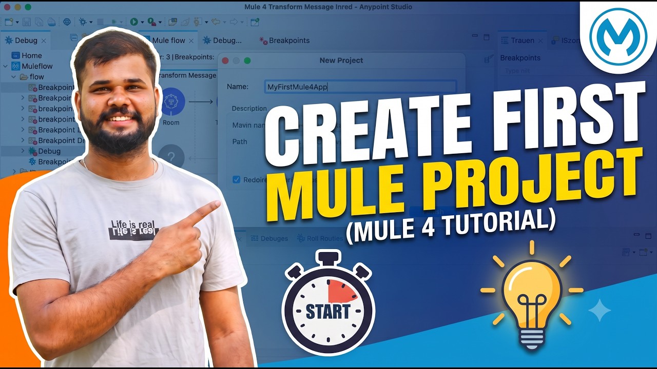 How to Create Your First Mule Project in Anypoint Studio | Mule 4 Tutorial