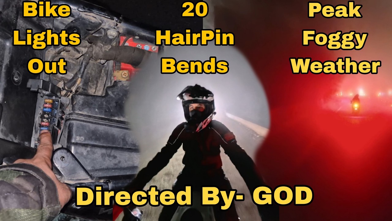 Lights Out, 20 Hairpin Bends and the God joined the Ride | Yeracaud Hills | Himalayan 411