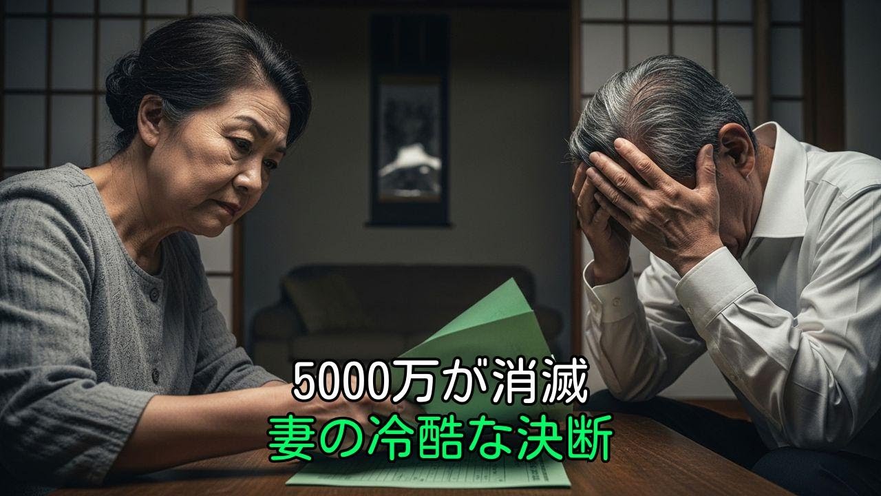 貯金5000万が消滅…夫の裏切りに妻が突きつけた「最後通告」