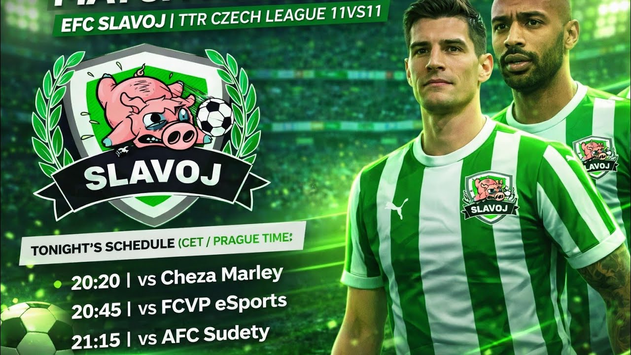 Road to the top? EA FC 26 Czech TTR League 11 vs 11 | EFC Slavoj vs Cheza Marley, FCVP and Sudety