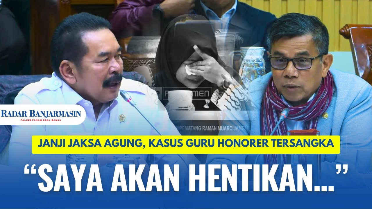 Ruang DPR Riuh, Jaksa Agung ST Burhanuddin Janji Hentikan Perkara Guru Honorer Jadi Tersangka