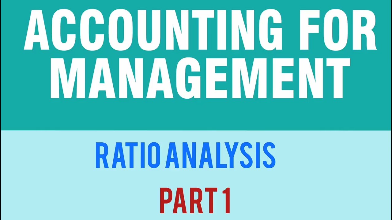 Calicut University/5th Semester Bcom/Accounting for management/Chapter 3 /Part 1