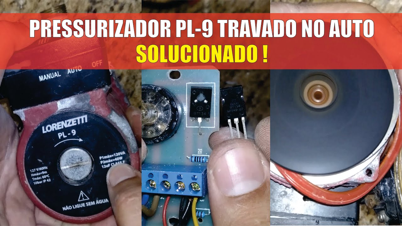 Consertando Pressurizador PL9 com o Auto Travado [ SOLUCIONADO! ]