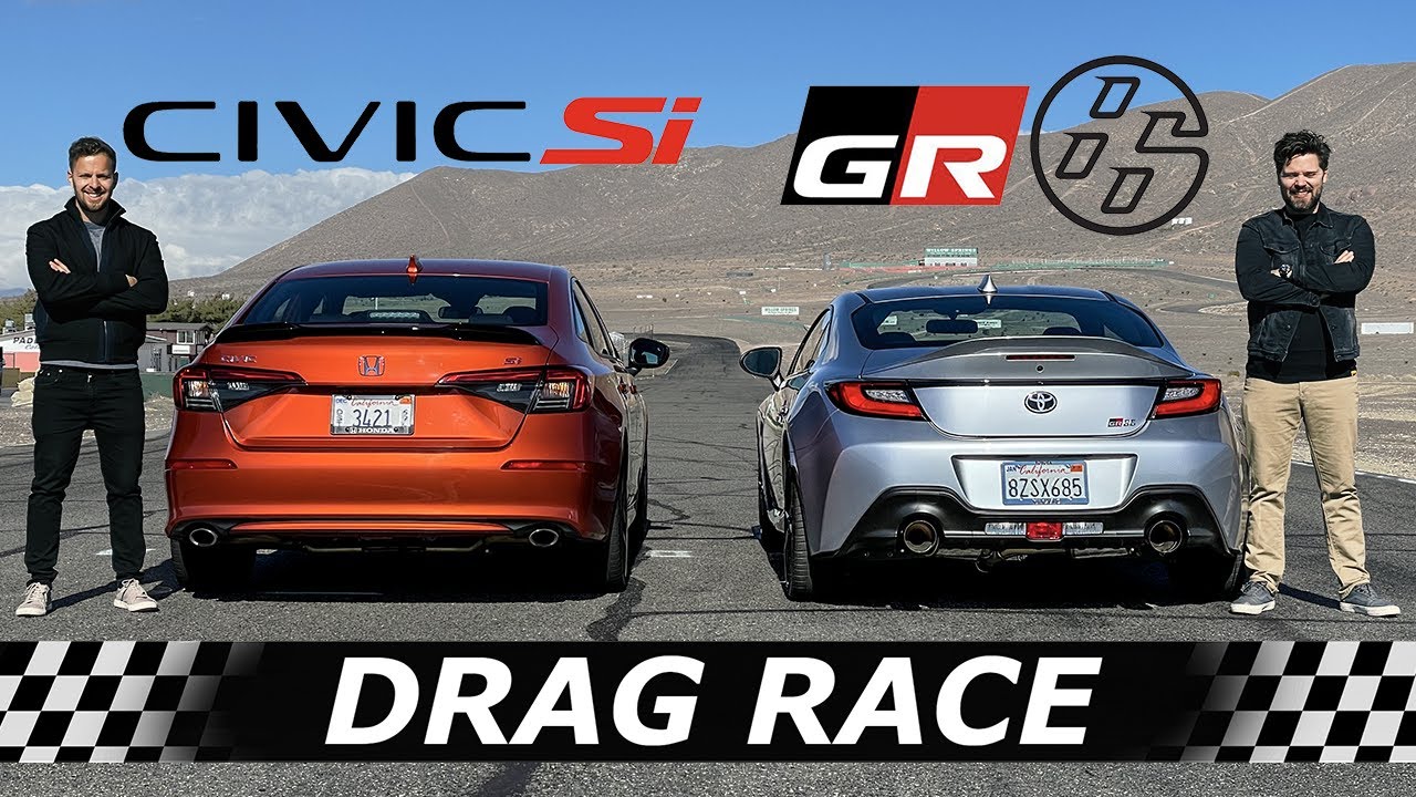 2022 Honda Civic Si vs Toyota GR86 // DRAG & ROLL RACE