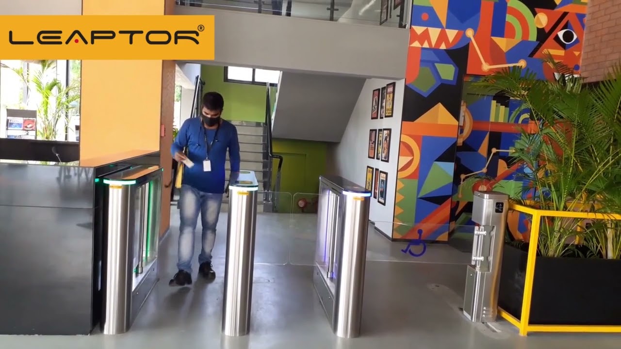 Swing Barrier With P Type Swing Barrier