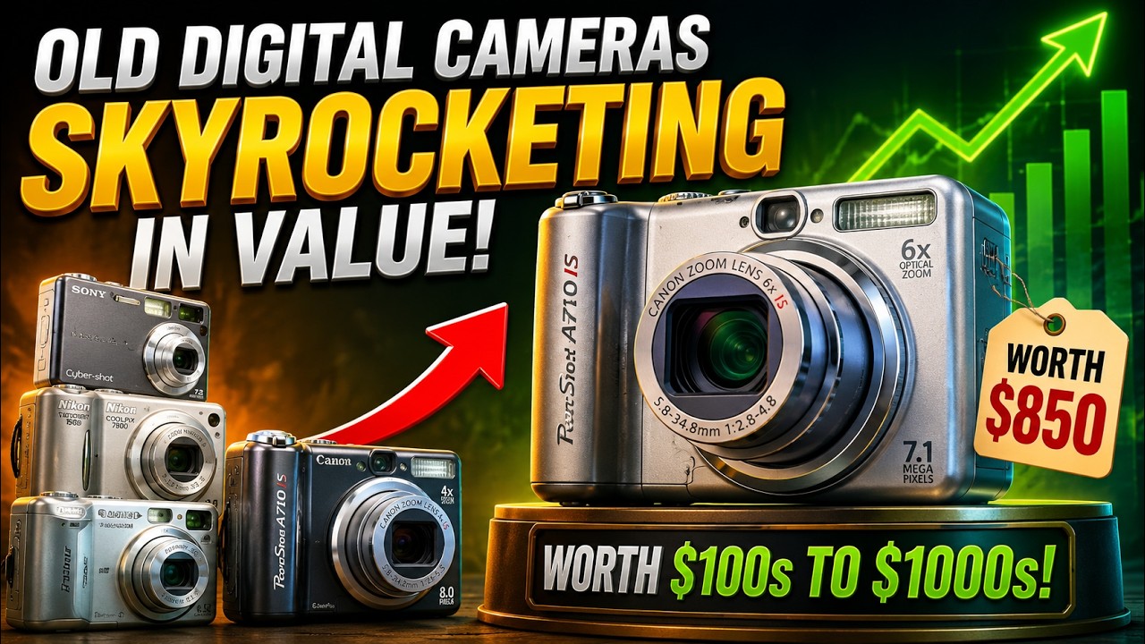 Why OLD Digital Cameras are Skyrocketing in Value & How Much are They Worth