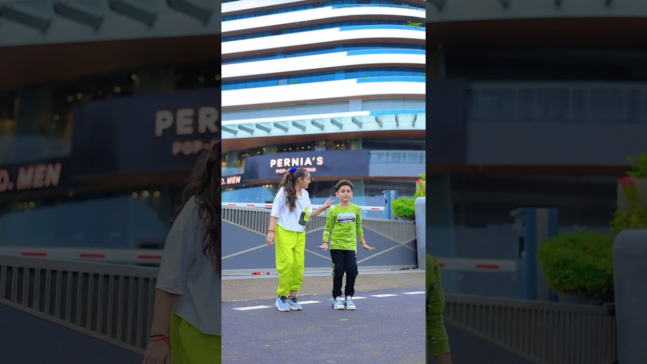 Bhai ko dance sikha diya maine♥️🥰