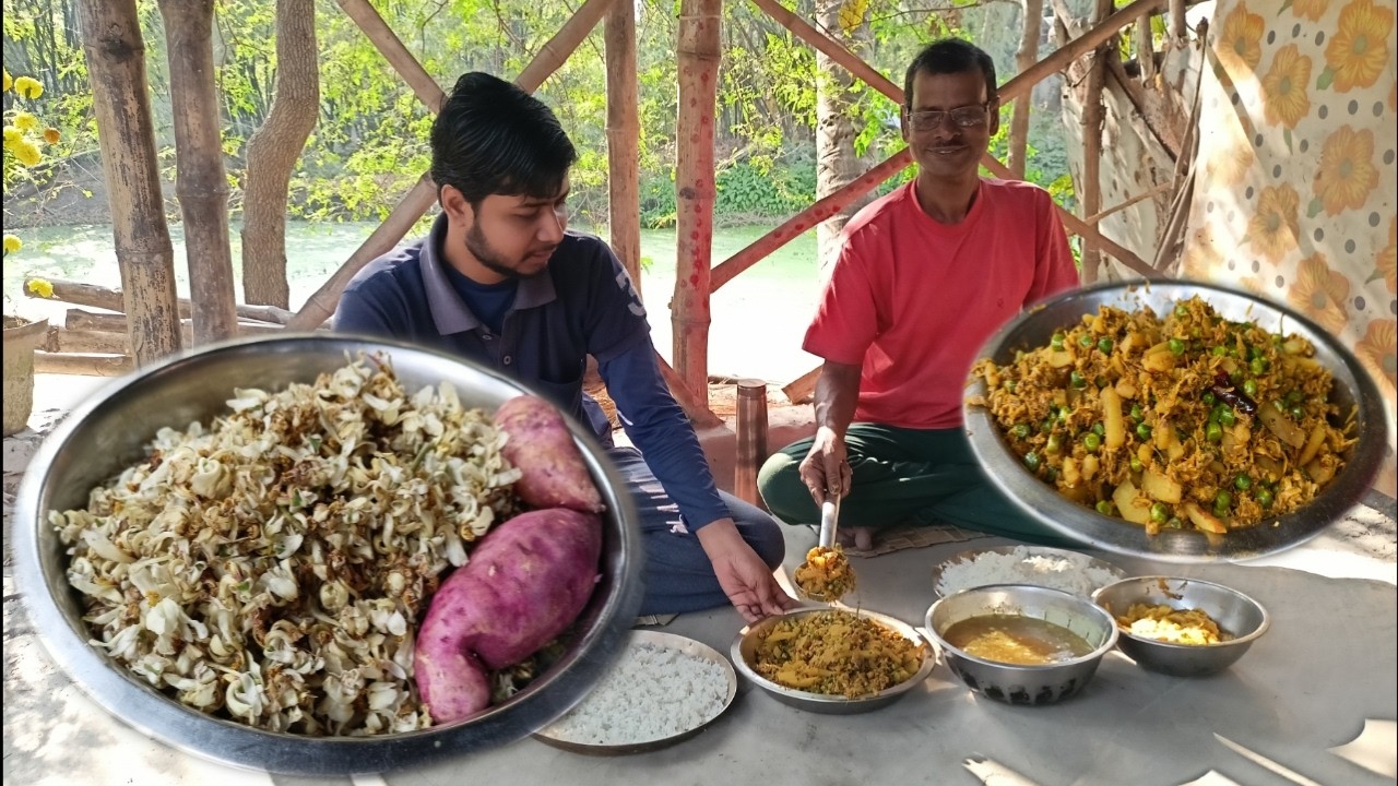 আলু দিয়ে সিজেনের সজনে ফুলের নিরামিষ রেসিপি একবার এইভাবে বাড়িতে বানিয়ে দেখুন | Veg Recipes |