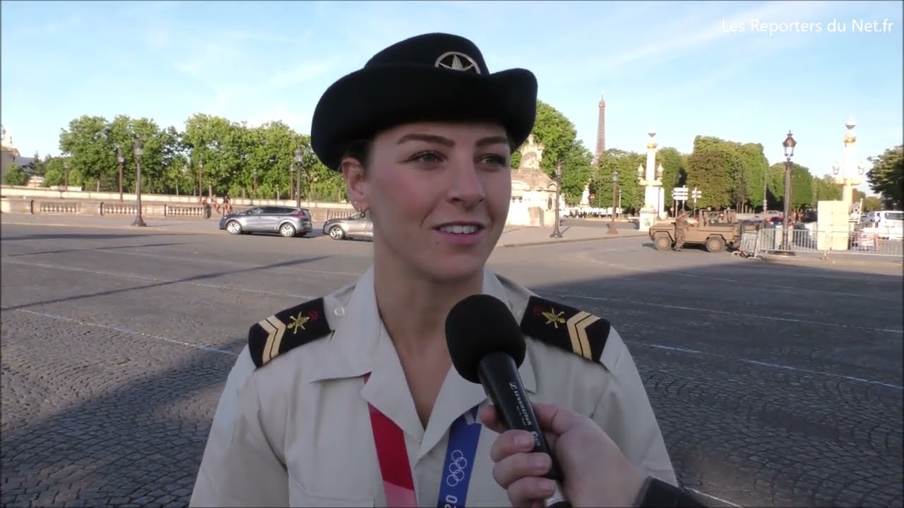 Défilé du 14 juillet 2022 - Mise à l'honneur de l'excellence sportive à l'animation finale