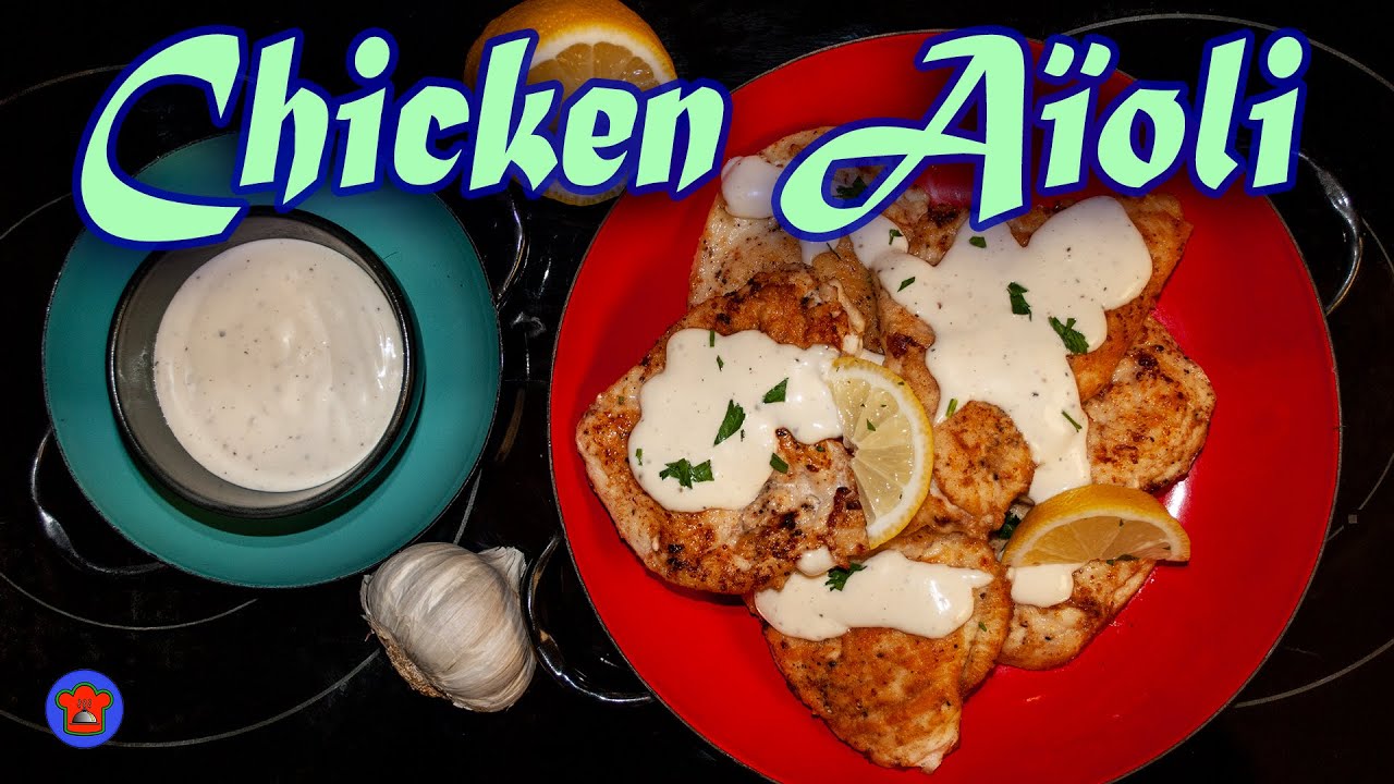 Курица с чесночным айоли — домашний чесночный айоли — от Creative Cooking