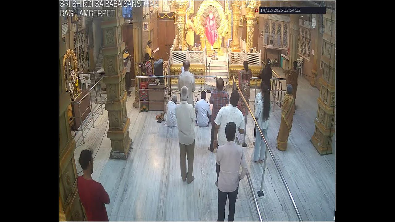 Sri Shirdi Sai Baba Sansthan Bagh Amberpet Live Stream